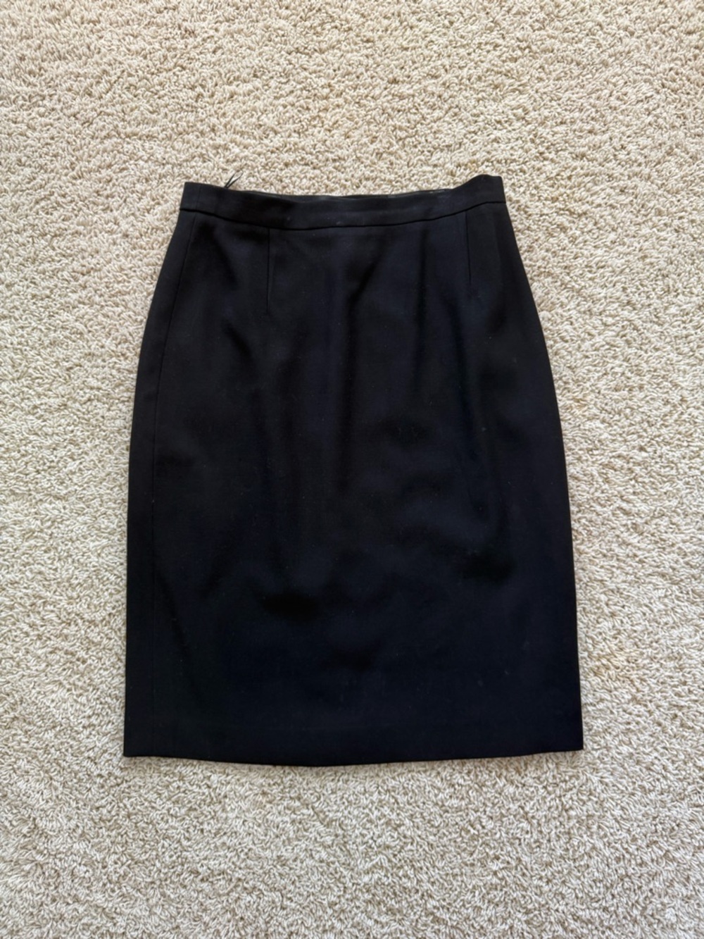 Escada Black Tailored Pencil Skirt